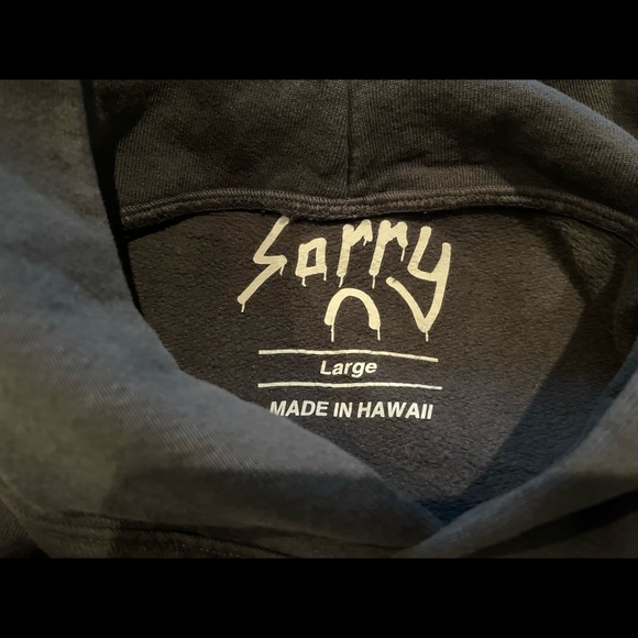 SORRY IN ADVANCE CRYSTAL LOGO HOODIE - Picture 4 of 4